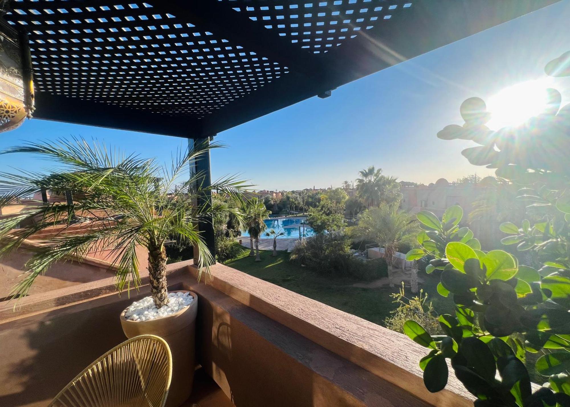Duplex Atlas Golf Resort Pοοl Νieω Seriniτყ & Cαlm 마라케시 외부 사진